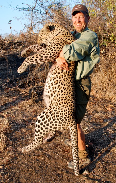 leopard hug